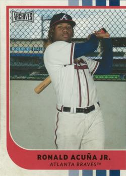 2021 Topps Archives Snapshots #4 Ronald Acuña Jr. Front