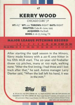 2021 Topps Archives Snapshots #47 Kerry Wood Back