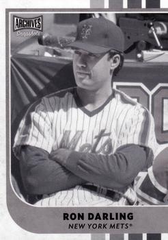 2021 Topps Archives Snapshots - Black & White #6 Ron Darling Front