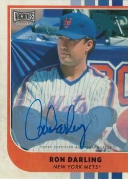 2021 Topps Archives Snapshots - Base Autographs #6 Ron Darling Front