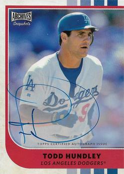 2021 Topps Archives Snapshots - Base Autographs #43 Todd Hundley Front