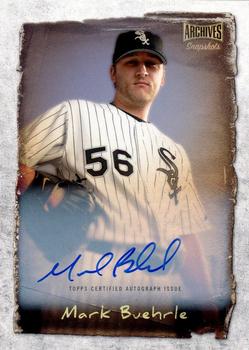 2021 Topps Archives Snapshots - Tintype Titans Autographs #TT-MB Mark Buehrle Front