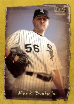 2021 Topps Archives Snapshots - Tintype Titans Gold Border #TT-MB Mark Buehrle Front
