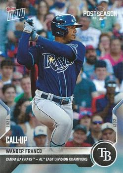 2021 Topps Now Postseason Tampa Bay Rays #PS-31 Wander Franco Front