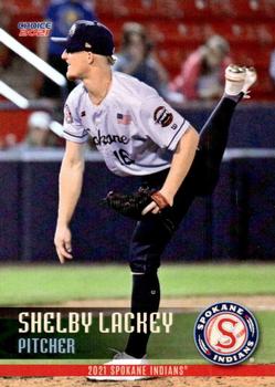 2021 Choice Spokane Indians #23 Shelby Lackey Front