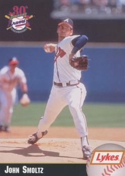 1995 Lykes Atlanta Braves #NNO John Smoltz Front