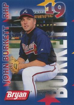 2000 Bryan Atlanta Braves #NNO John Burkett Front
