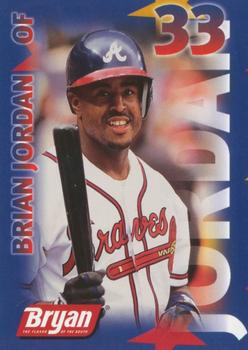 2000 Bryan Atlanta Braves #NNO Brian Jordan Front