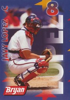 2000 Bryan Atlanta Braves #NNO Javy Lopez Front