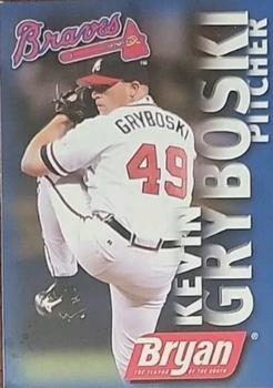 2003 Bryan Atlanta Braves #NNO Kevin Gryboski Front