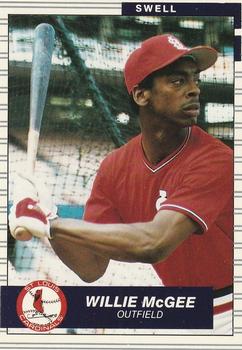 1987 Swell Prototypes #161 Willie McGee Front