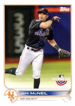 2022 Topps Opening Day #4 Jeff McNeil Front
