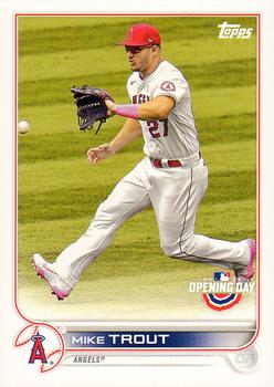 2022 Topps Opening Day #27 Mike Trout Front