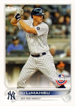 2022 Topps Opening Day #35 DJ LeMahieu Front