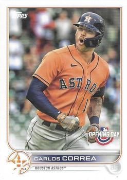 2022 Topps Opening Day #37 Carlos Correa Front