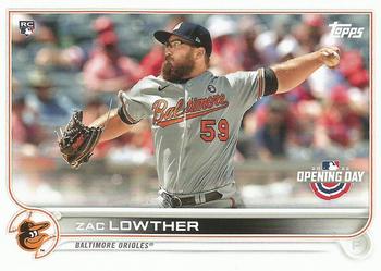 2022 Topps Opening Day #63 Zac Lowther Front