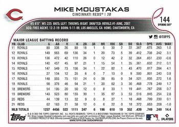 2022 Topps Opening Day #144 Mike Moustakas Back