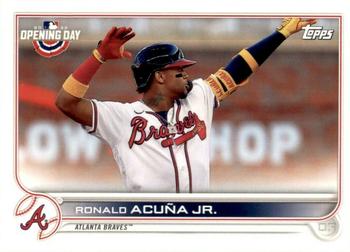 2022 Topps Opening Day #100 Ronald Acuña Jr. Front