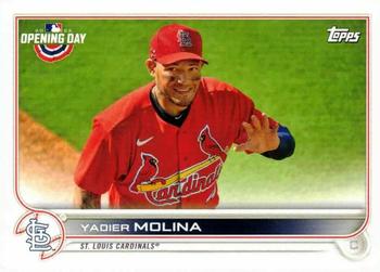 2022 Topps Opening Day #152 Yadier Molina Front