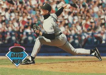 1993 Stadium Club - Expansion Team Firsts #1 David Nied Front