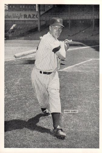 1956 New York Yankees Picture Pack #NNO Andy Carey Front