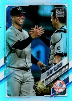 2021 Topps Update - Rainbow Foil #US52 Corey Kluber Front