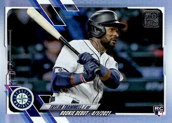 2021 Topps Update - Rainbow Foil #US277 Taylor Trammell Front