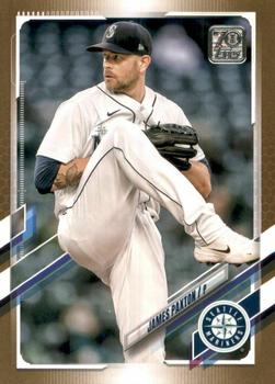 2021 Topps Update - Gold #US66 James Paxton Front