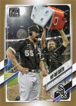 2021 Topps Update - Gold #US297 Adam Eaton / Carlos Rodon Front