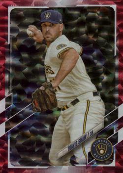 2021 Topps Update - Red Foilboard #US149 Travis Shaw Front