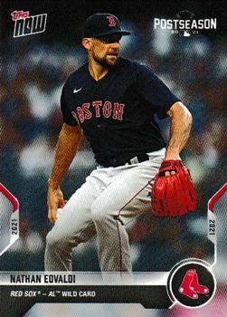 2021 Topps Now Postseason Boston Red Sox #PS-82 Nathan Eovaldi Front