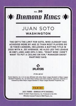 2021 Donruss Optic - Holo #20 Juan Soto Back