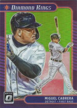 2021 Donruss Optic - Lime Green #10 Miguel Cabrera Front