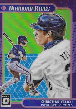 2021 Donruss Optic - Lime Green #24 Christian Yelich Front