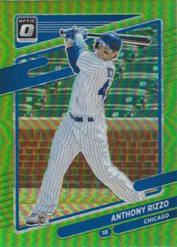 2021 Donruss Optic - Lime Green #168 Anthony Rizzo Front