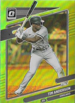 2021 Donruss Optic - Lime Green #181 Tim Anderson Front