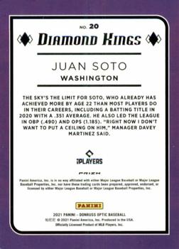 2021 Donruss Optic - Pink #20 Juan Soto Back