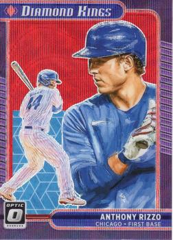 2021 Donruss Optic - Red Wave #21 Anthony Rizzo Front