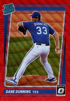 2021 Donruss Optic - Red Wave #75 Dane Dunning Front