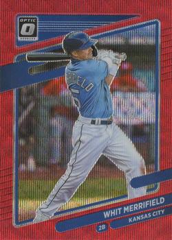 2021 Donruss Optic - Red Wave #115 Whit Merrifield Front