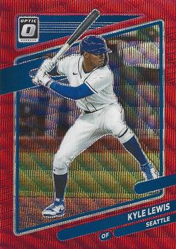 2021 Donruss Optic - Red Wave #122 Kyle Lewis Front