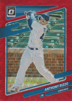 2021 Donruss Optic - Red Wave #168 Anthony Rizzo Front