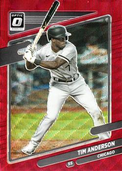 2021 Donruss Optic - Red Wave #181 Tim Anderson Front
