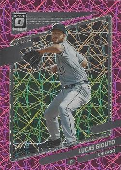 2021 Donruss Optic - Pink Velocity #120 Lucas Giolito Front
