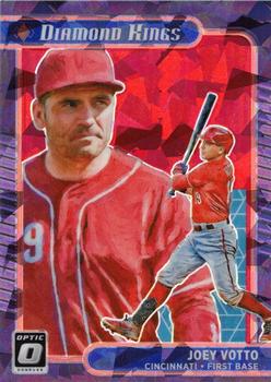2021 Donruss Optic - Cracked Ice Red #23 Joey Votto Front