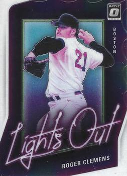 2021 Donruss Optic - Lights Out #LO13 Roger Clemens Front