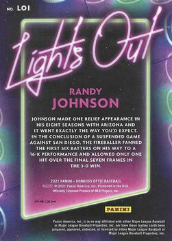 2021 Donruss Optic - Lights Out Holo #LO1 Randy Johnson Back