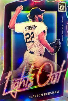 2021 Donruss Optic - Lights Out Holo #LO14 Clayton Kershaw Front