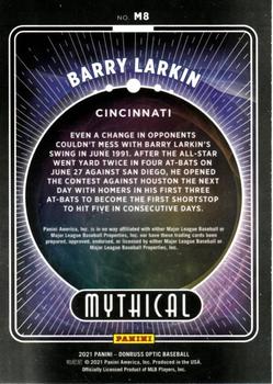 2021 Donruss Optic - Mythical #M8 Barry Larkin Back