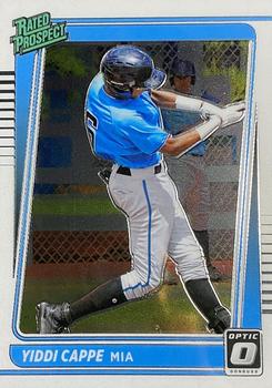 2021 Donruss Optic - Rated Prospect #RP3 Yiddi Cappe Front